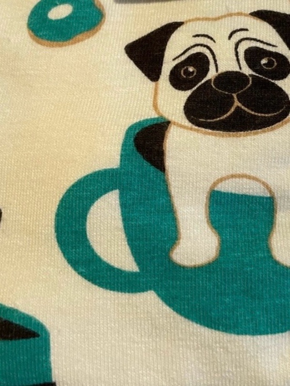 Serra Pug Pajamas, Pug Mom, Pug life. Like new size large (12-14). Loungewear. - Picture 4 of 6